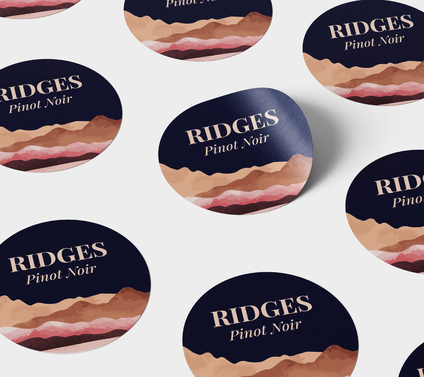 Circle Bottle Labels