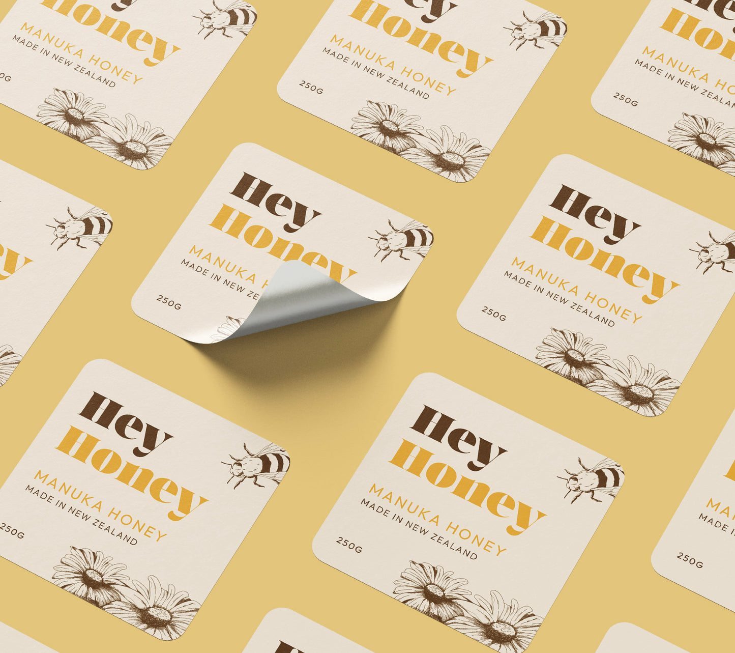 Square Food Labels