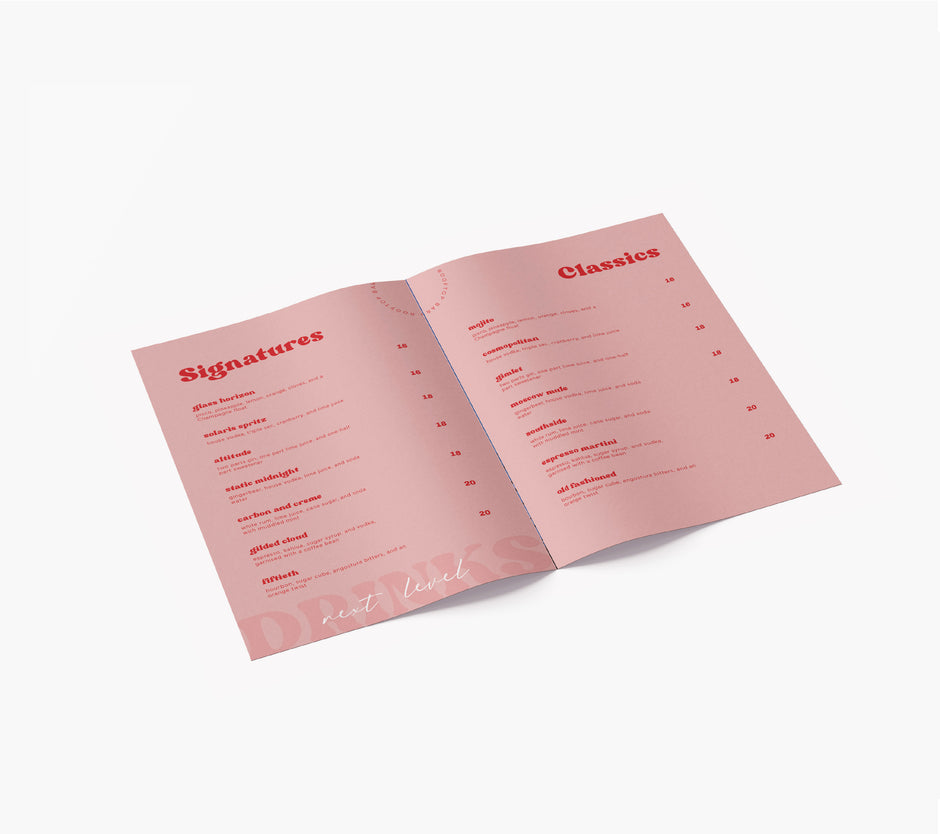 A4 Folded to A5 Brochure