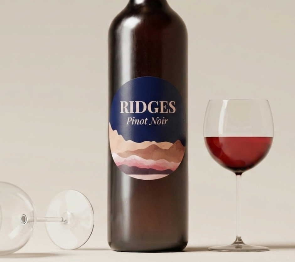 Circle Bottle Labels