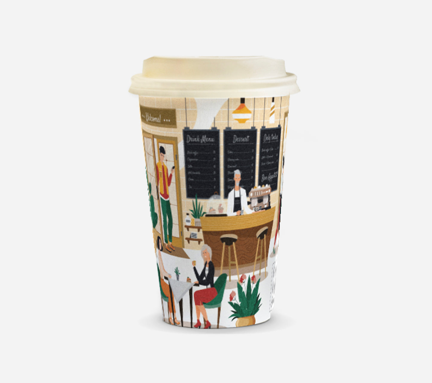 Compostable Paper Coffee Cup - 350ml