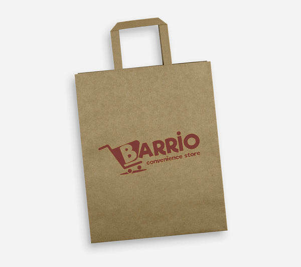 Large Flat Handle Paper Bag