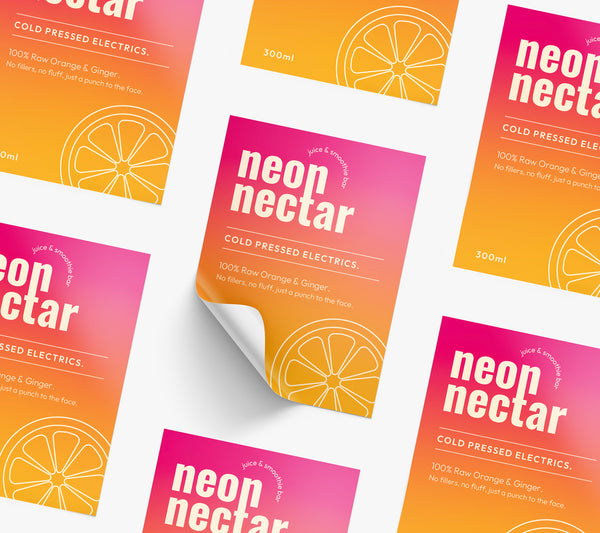 Rectangle Bottle Labels