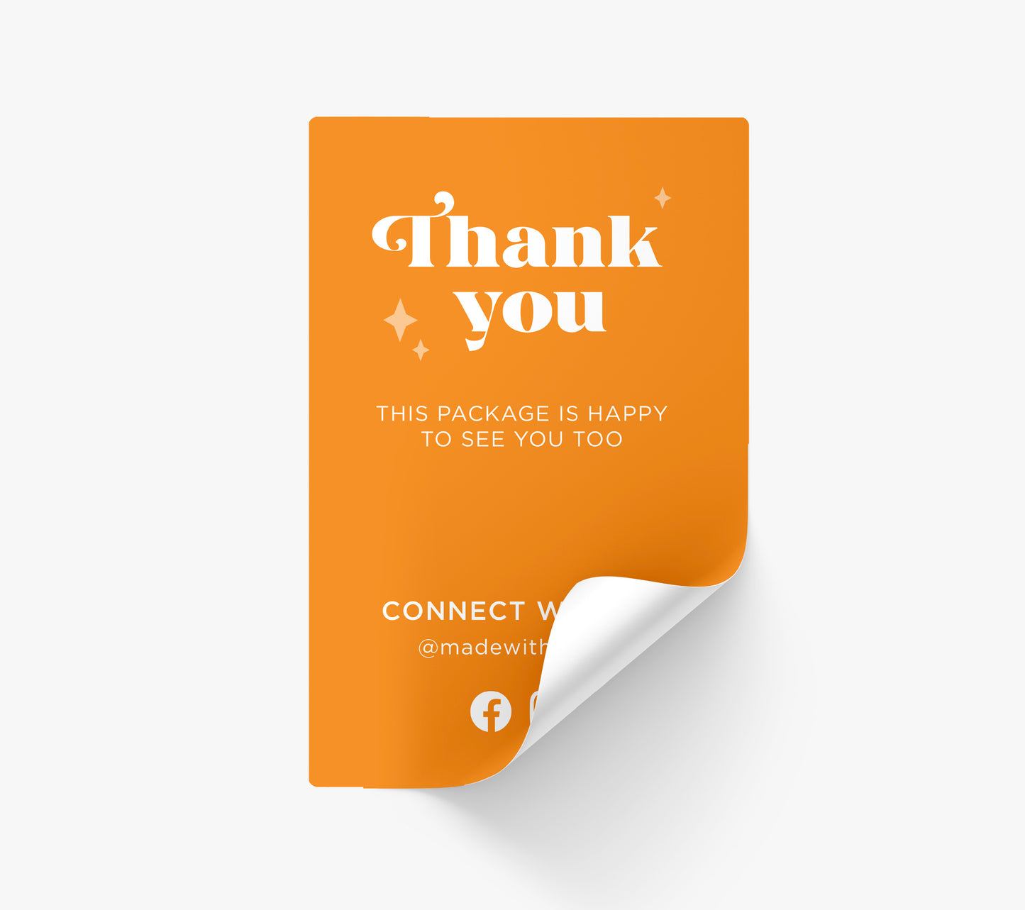 Rectangle Packaging Labels