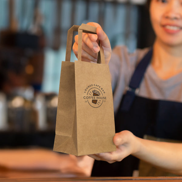 Small Flat Handle Paper Bag