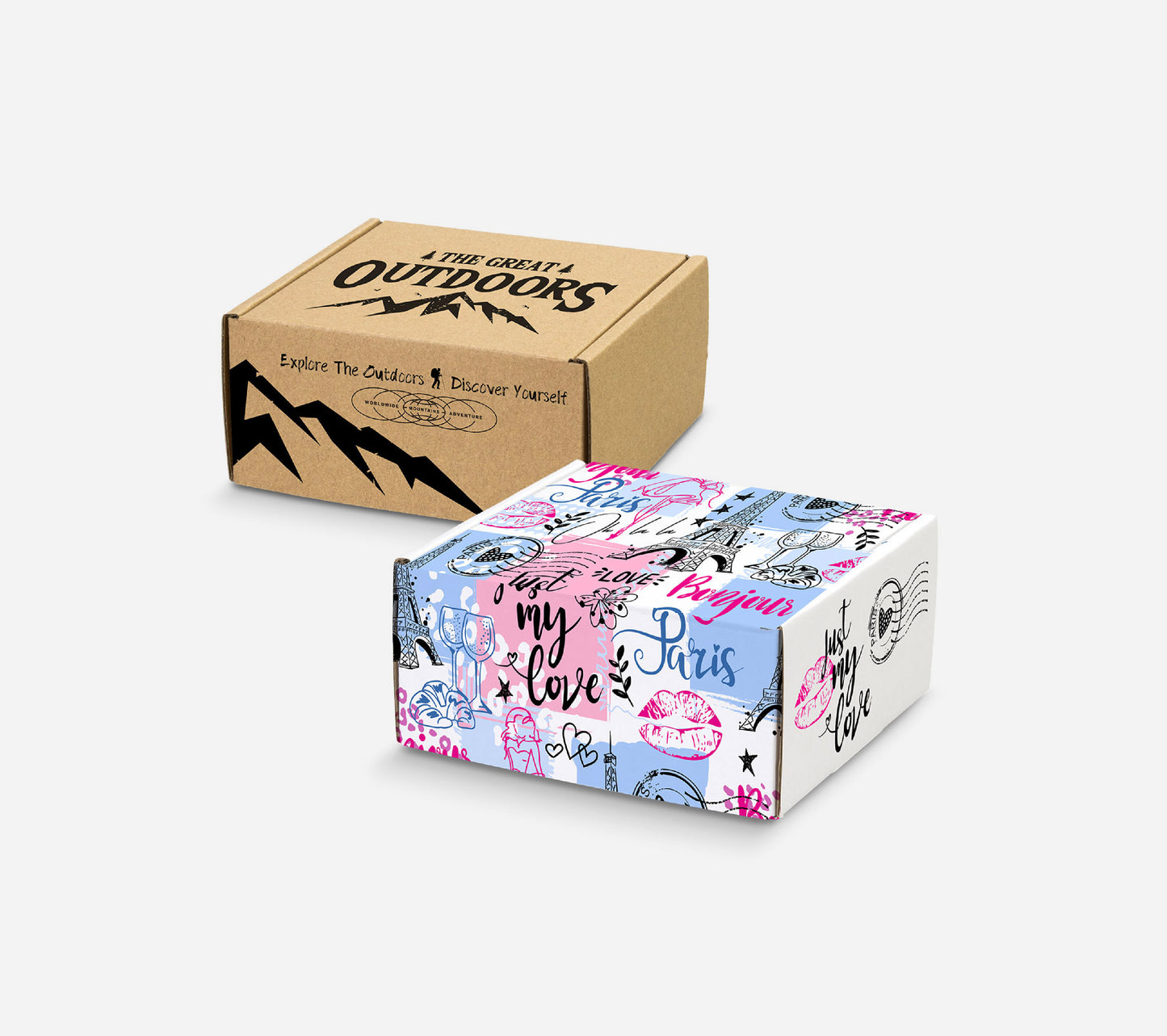 Small Die Cut Box with Locking Lid