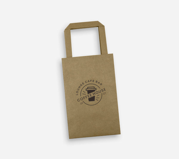 Small Flat Handle Paper Bag