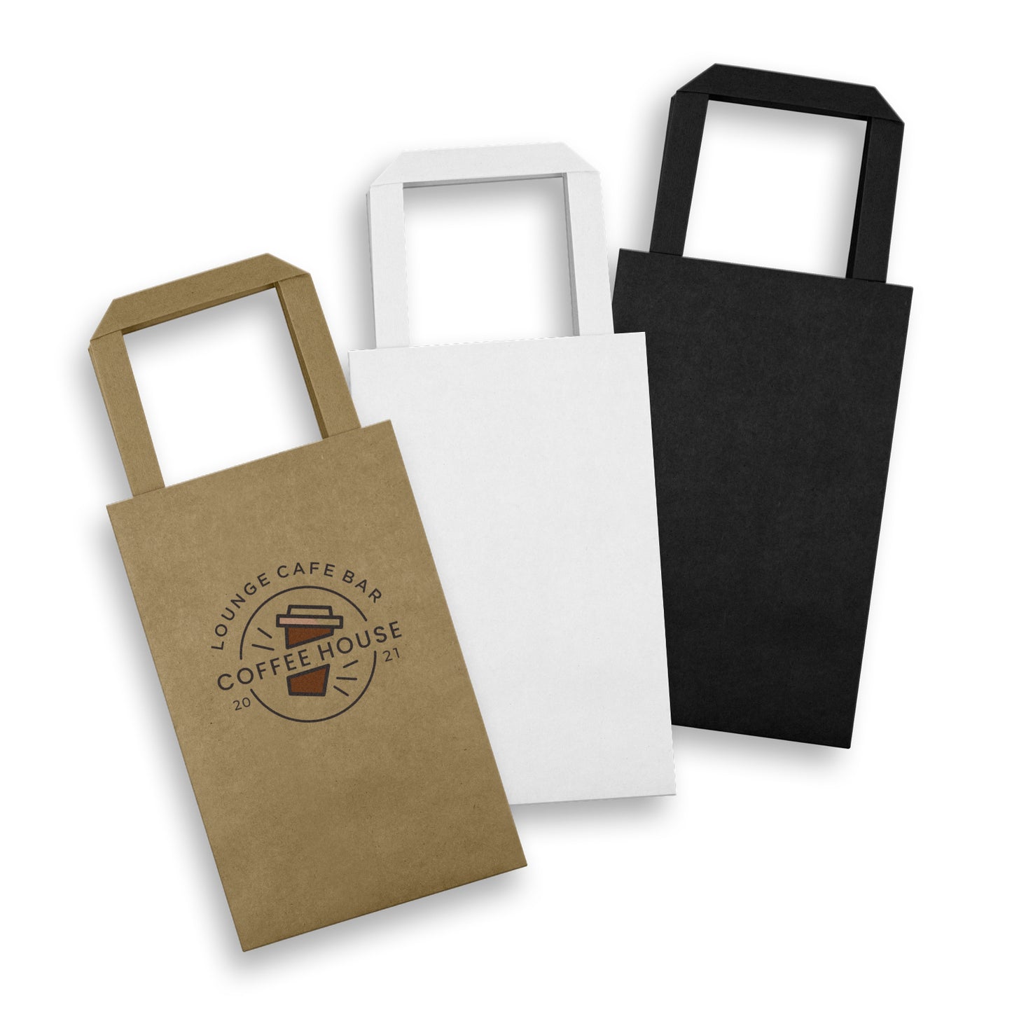 Small Flat Handle Paper Bag