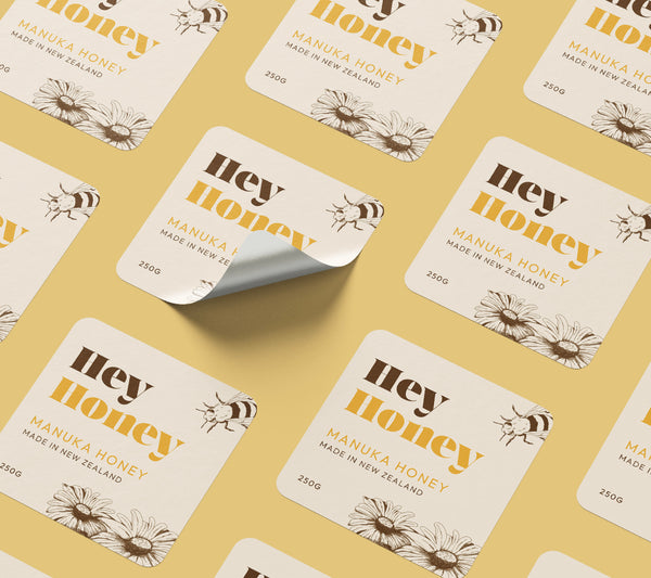 Square Food Labels