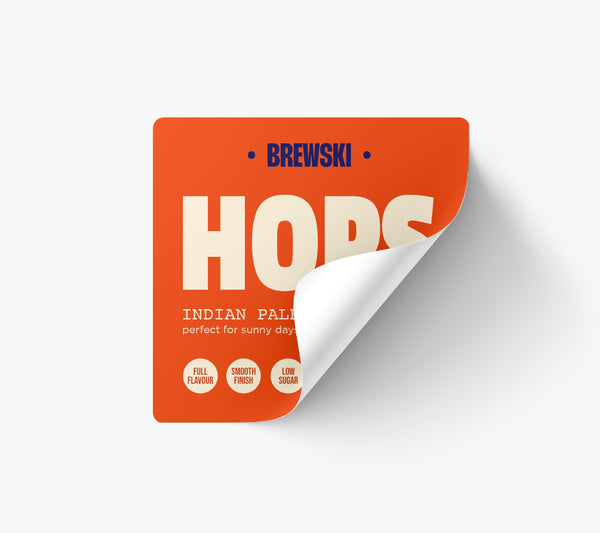 Square Bottle Labels